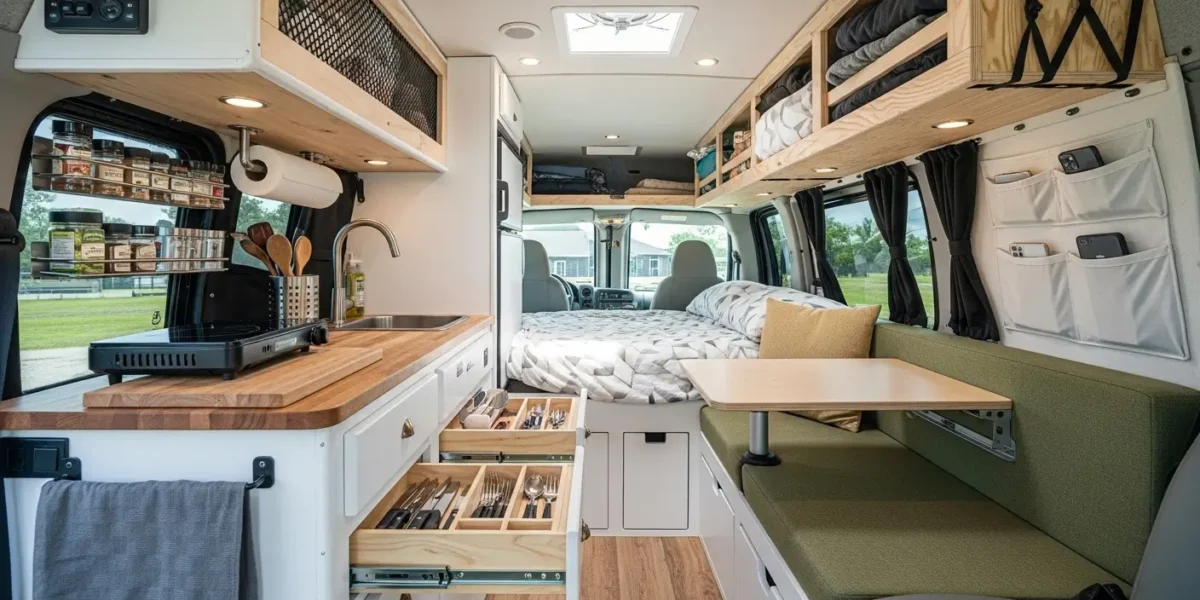 Chevy Express Camper Van Ideas Smart Layouts and Storage Hacks
