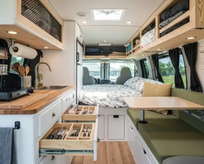 Chevy Express Camper Van Ideas Smart Layouts and Storage Hacks